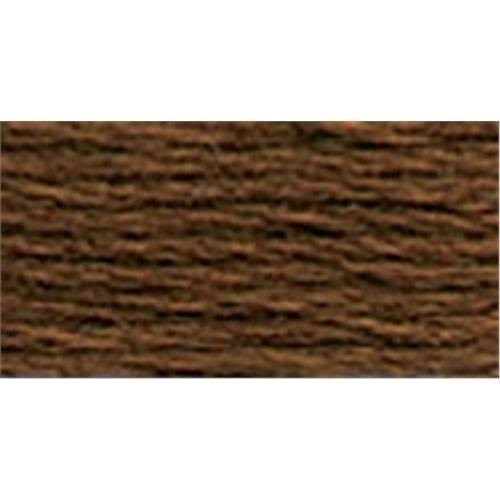 DMC 115 5-801 Pearl Cotton Thread - Dark Coffee Brown, Size 5