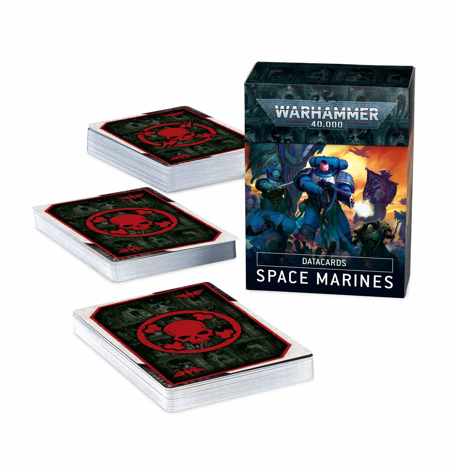 Warhammer 40000 Datacards Space Marines