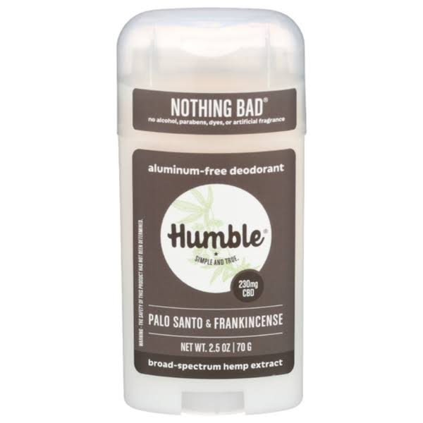 Humble Brands CBD Natural Palo Santo Deodorant - 2.5 oz