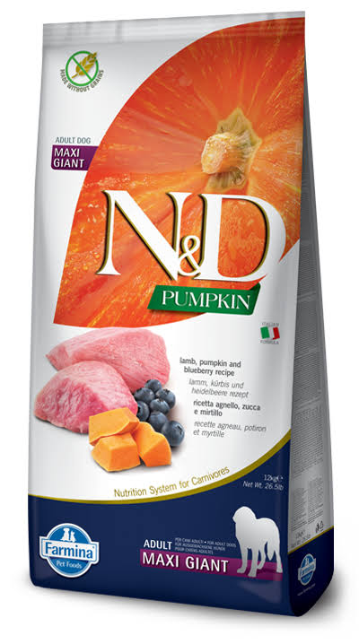 N&D Pumpkin Grain-Free Canine Lamb & Blueberry Adult Maxi Giant 26.4lb