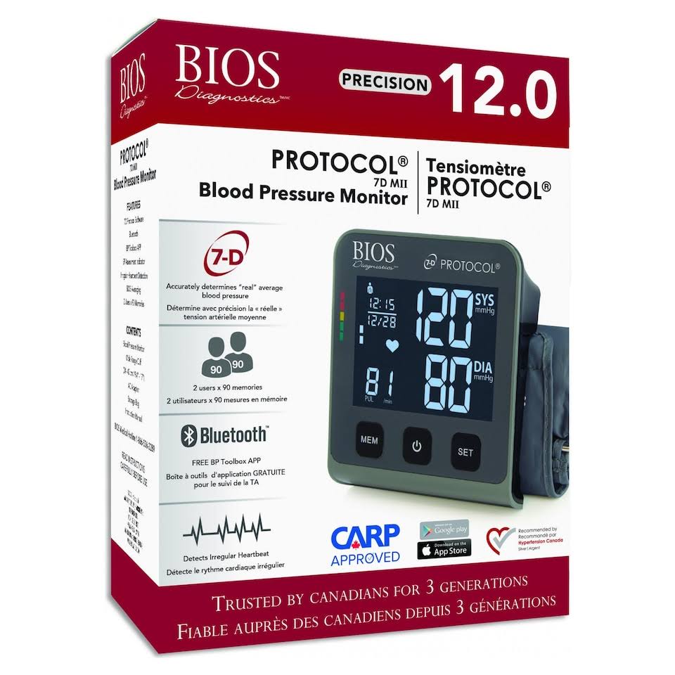 BIOS Protocol 7D MII Blood Pressure Monitor (Precision 12.0)