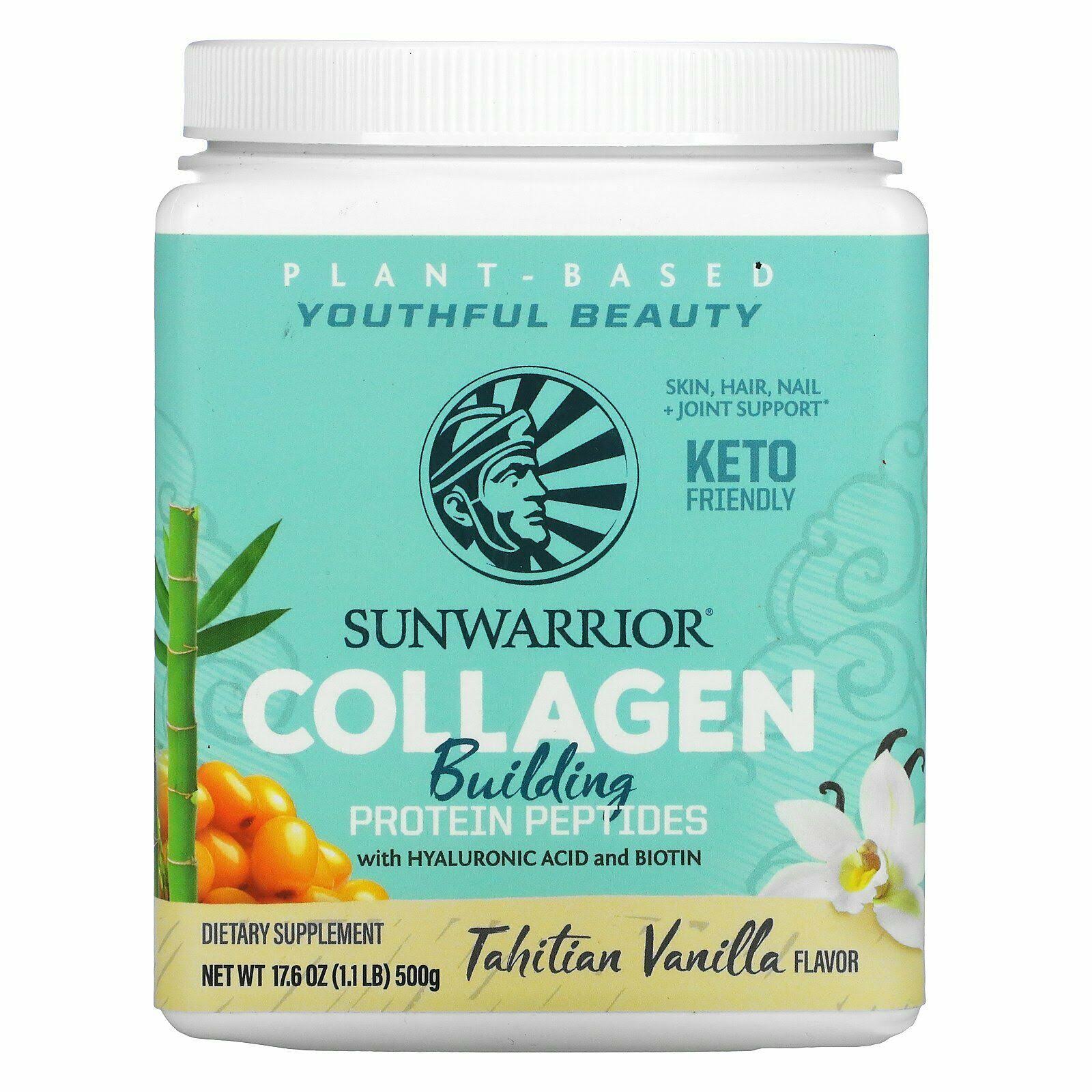 Sunwarrior Collagen Building Protein Peptides Vanilla 500g