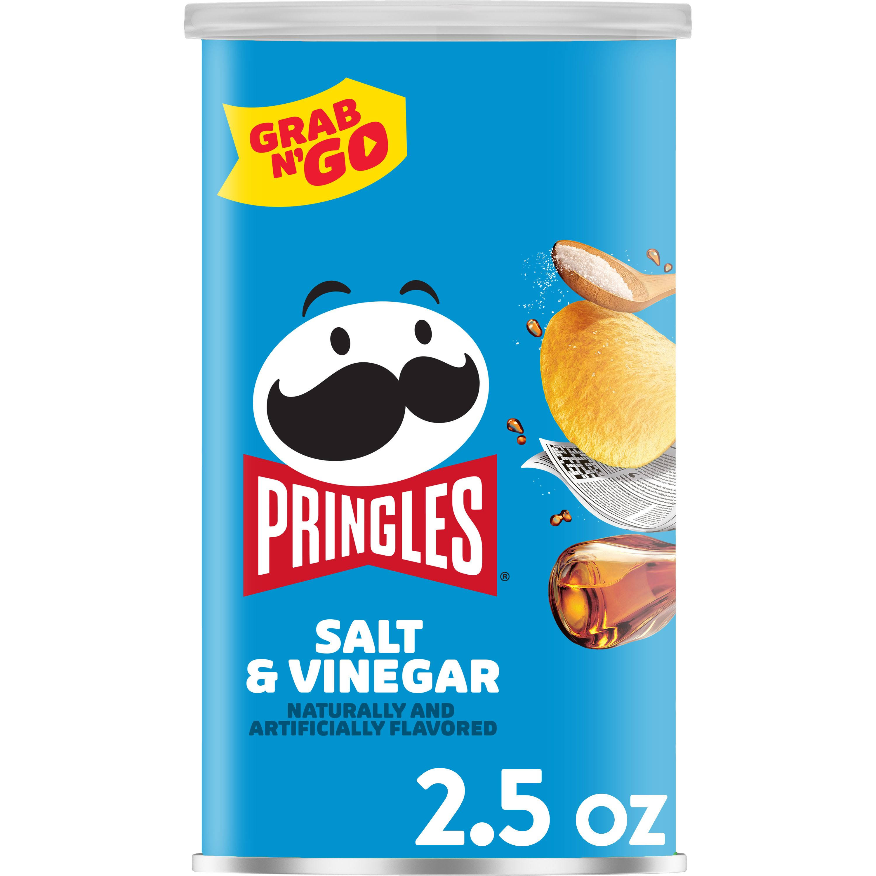 Pringles Potato Crisps - Salt and Vinegar, 2.5oz