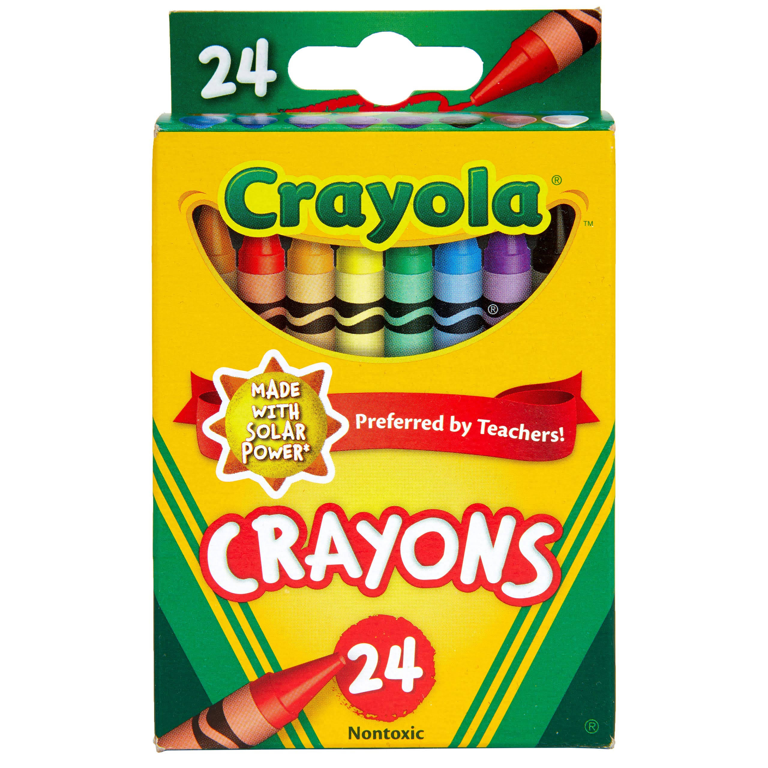 Crayola Crayons - Assorted, Pack 24