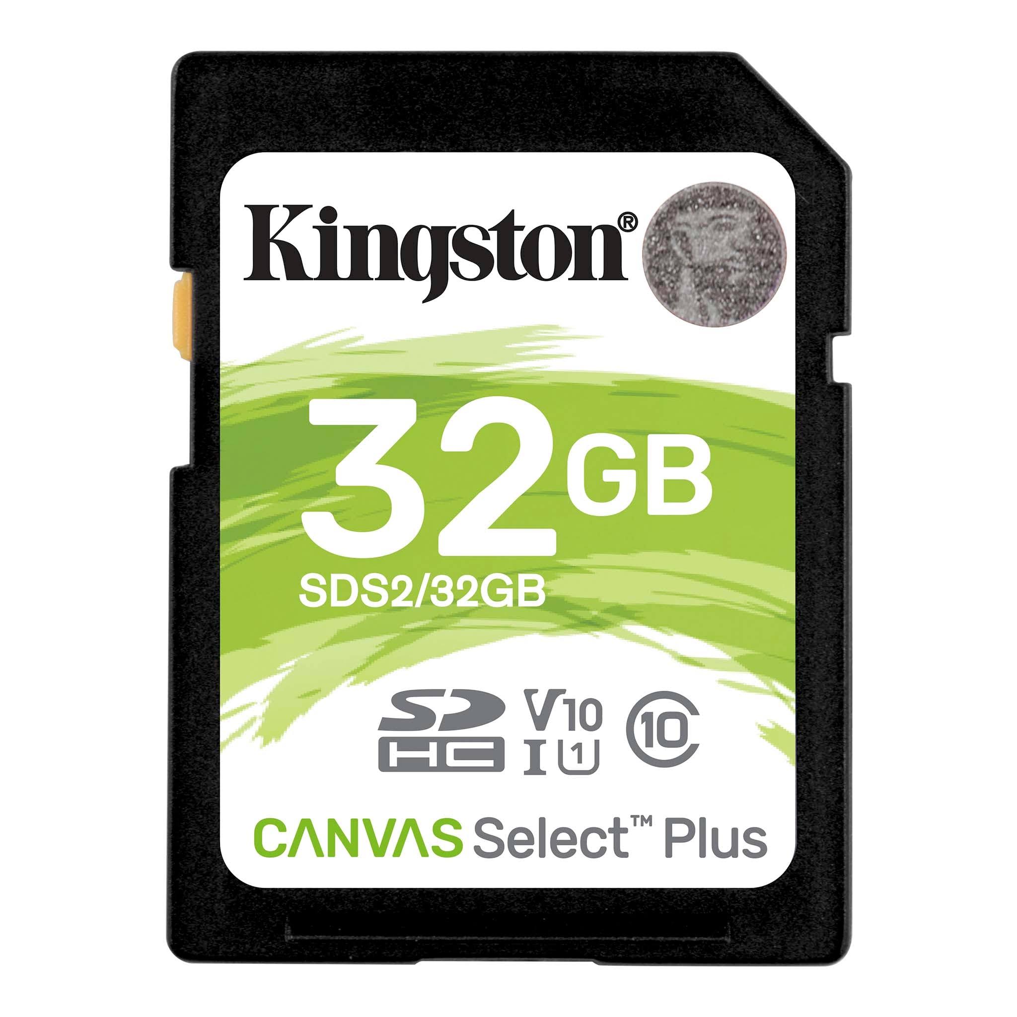 Kingston Canvas Select Plus 32 GB Class 10-UHS-I (U1) SDHC