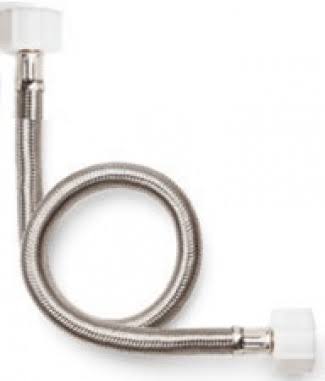 Fluidmaster Faucet Connector - Braided Stainless Steel, 1/2" x 1/2"