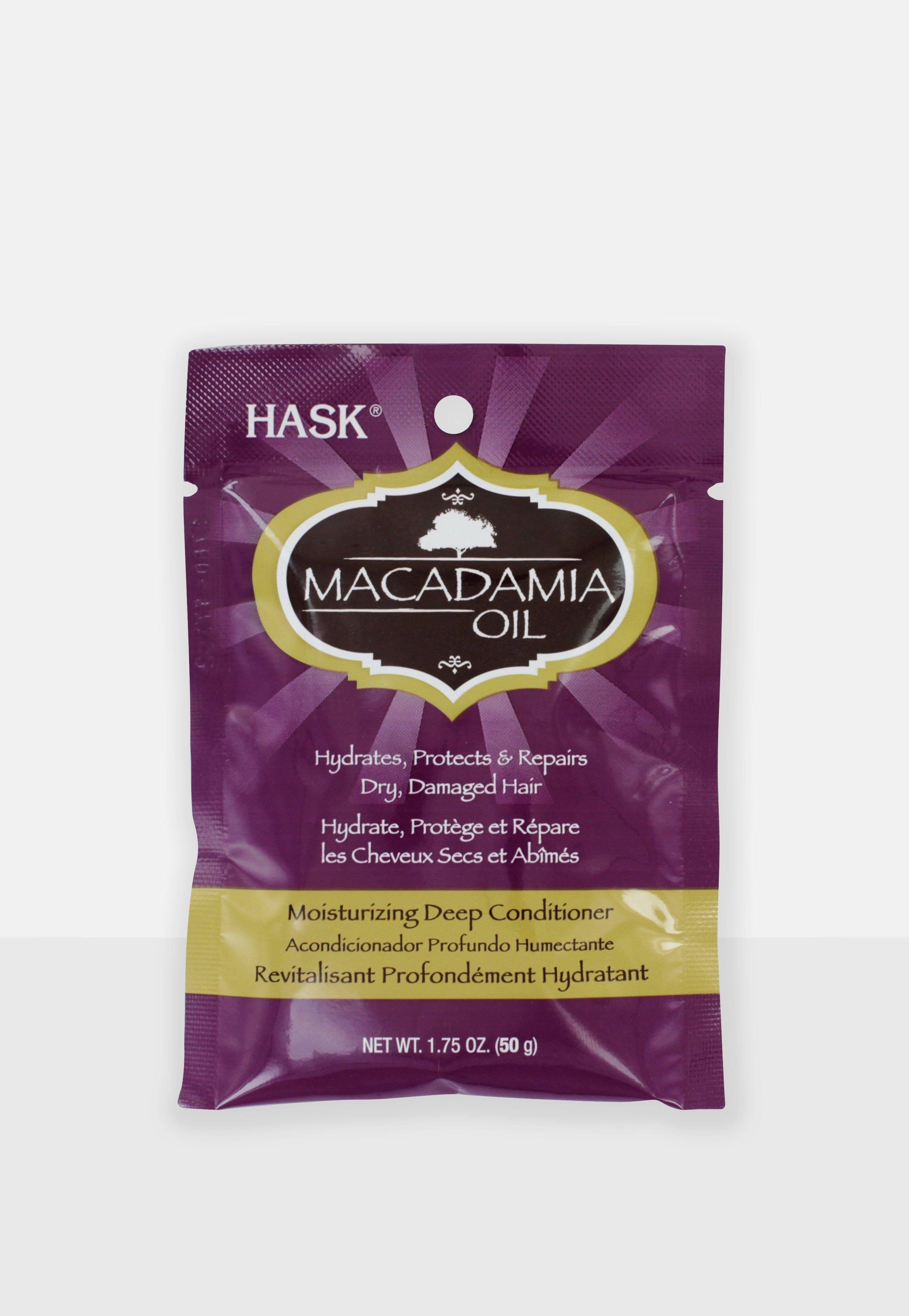 Hask Macadamia Oil Hair Treatment, Hydrating Deep Conditioning - 1.75 oz