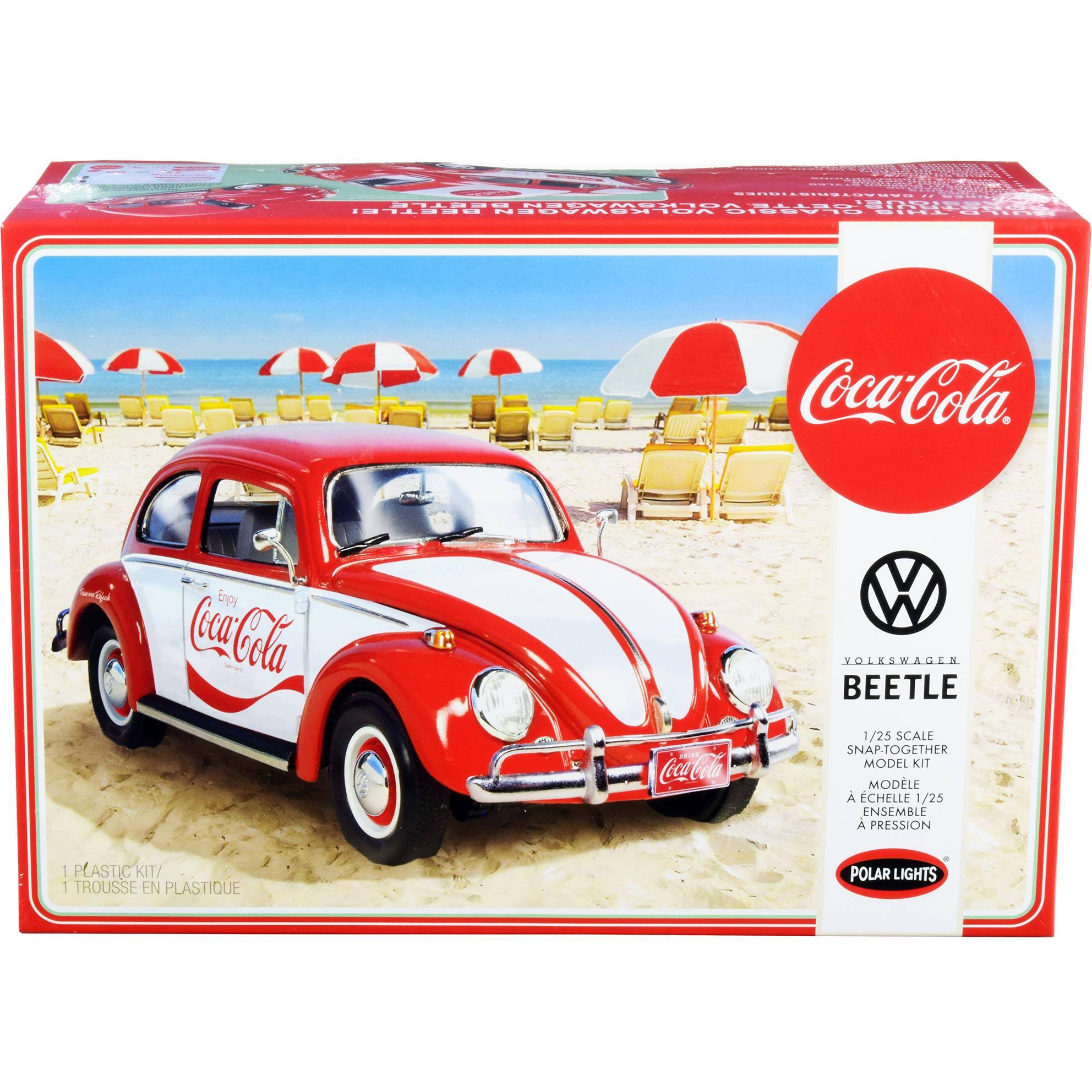 Polar Lights Volkswagen Beetle Coca-Cola Plastic Model Kit - 1/24 Scale