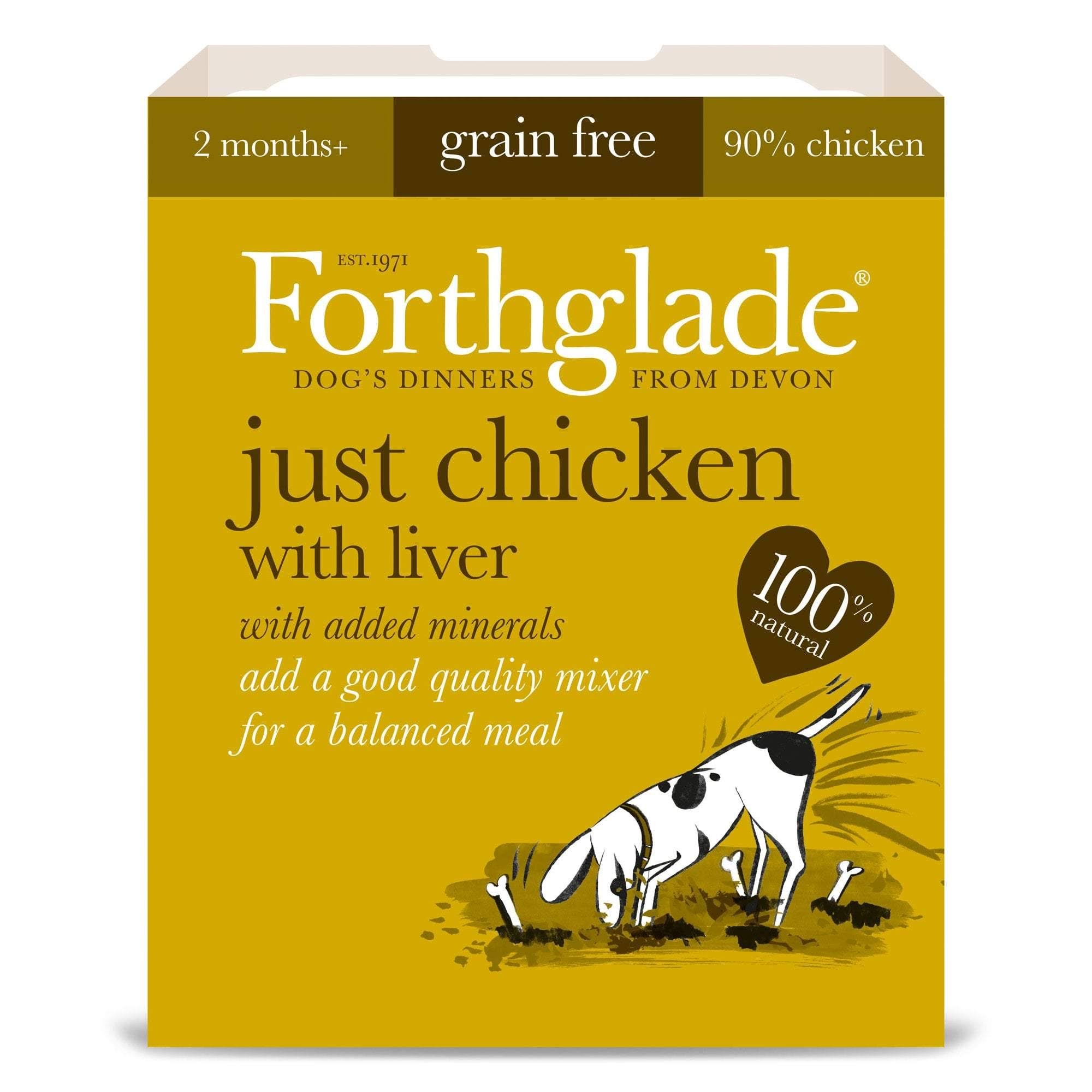 ForthGlade Grain Free Dog Food - Chicken with Liver