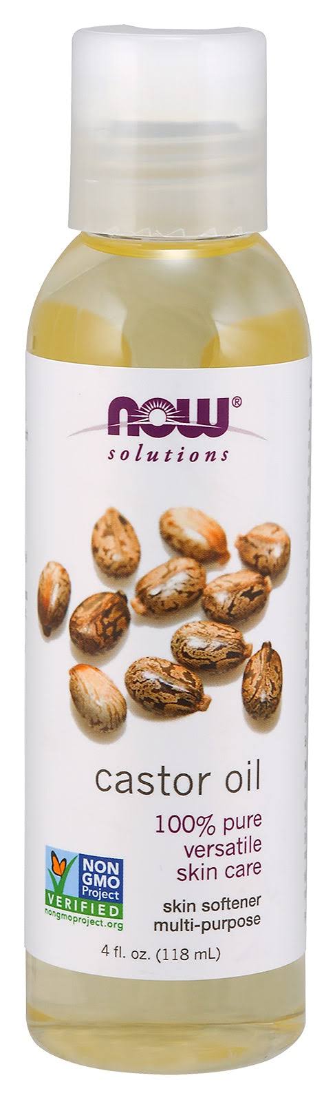 Now Foods Solutions Castor Oil 4 fl oz (118 ml)