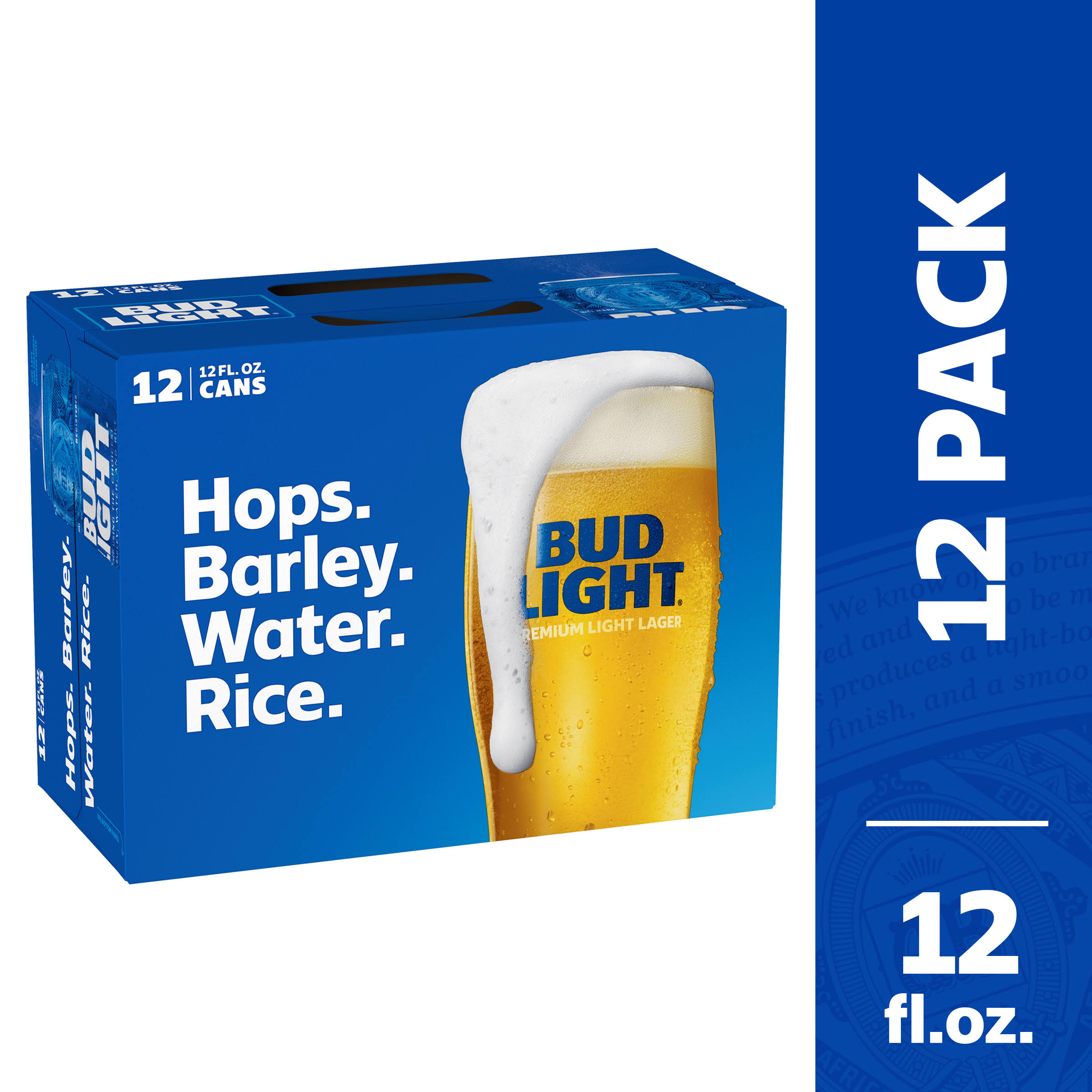 Budweiser Light Beer - 12oz x 12 Pack