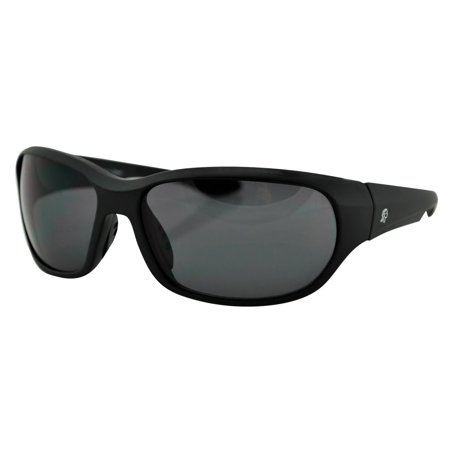 Zan New Jersey Sunglasses Smoke Lens Matte Black Frame