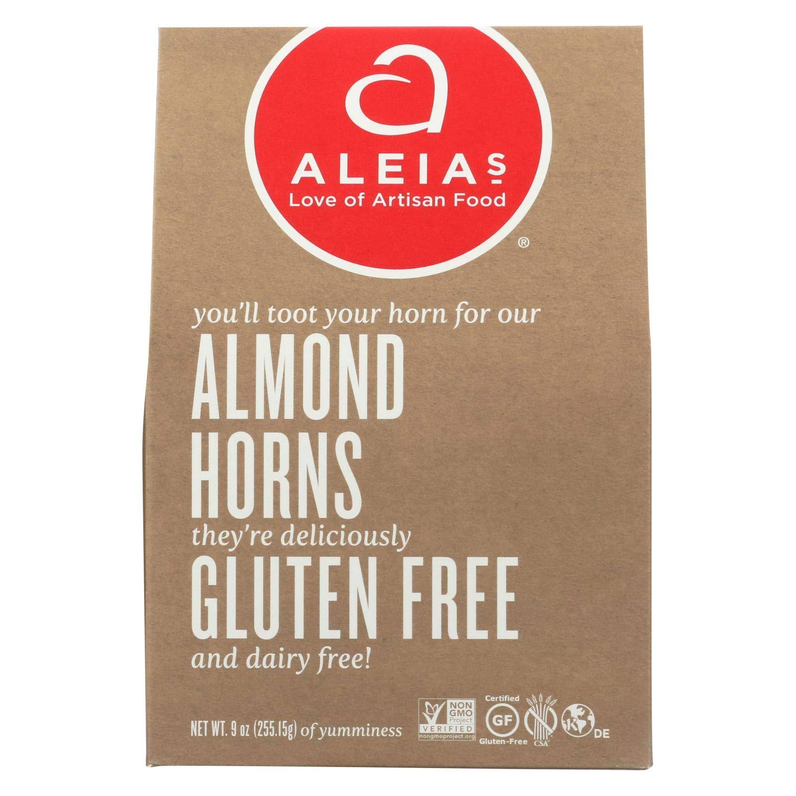 Aleias Gluten Free Almond Horn Cookies - 9oz
