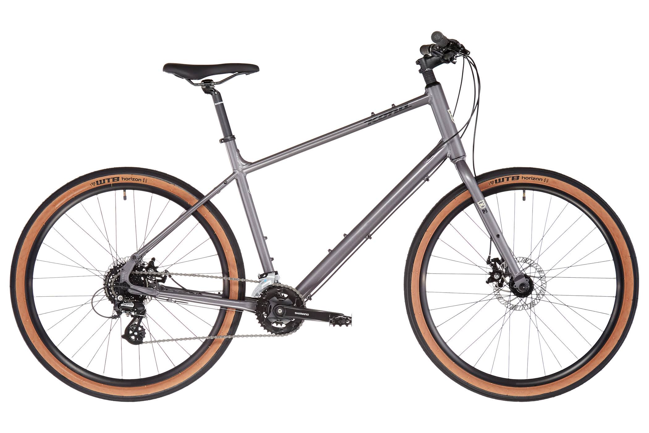 Kona Dew 2022 Hybrid Bike - Satin Asphalt Grey
