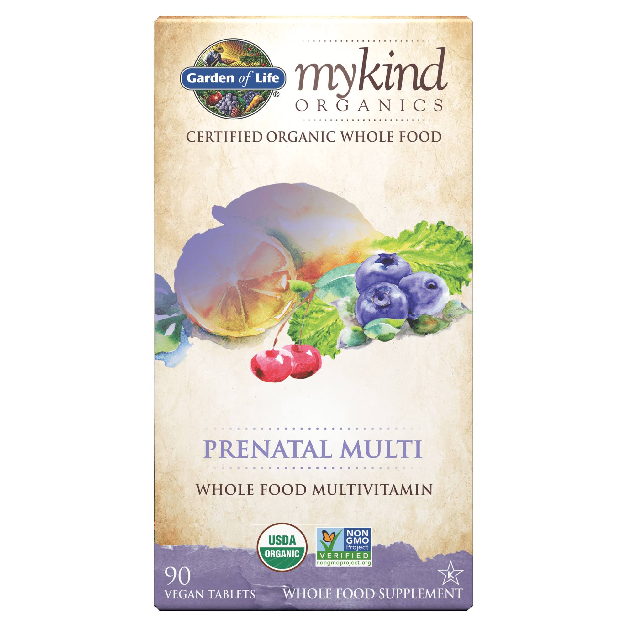 Garden Of Life Mykind Organics Prenatal Multi Whole Food Multivitamin - 90 Tablets