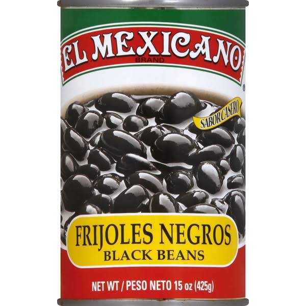 El Mexicano Black Beans - 15oz