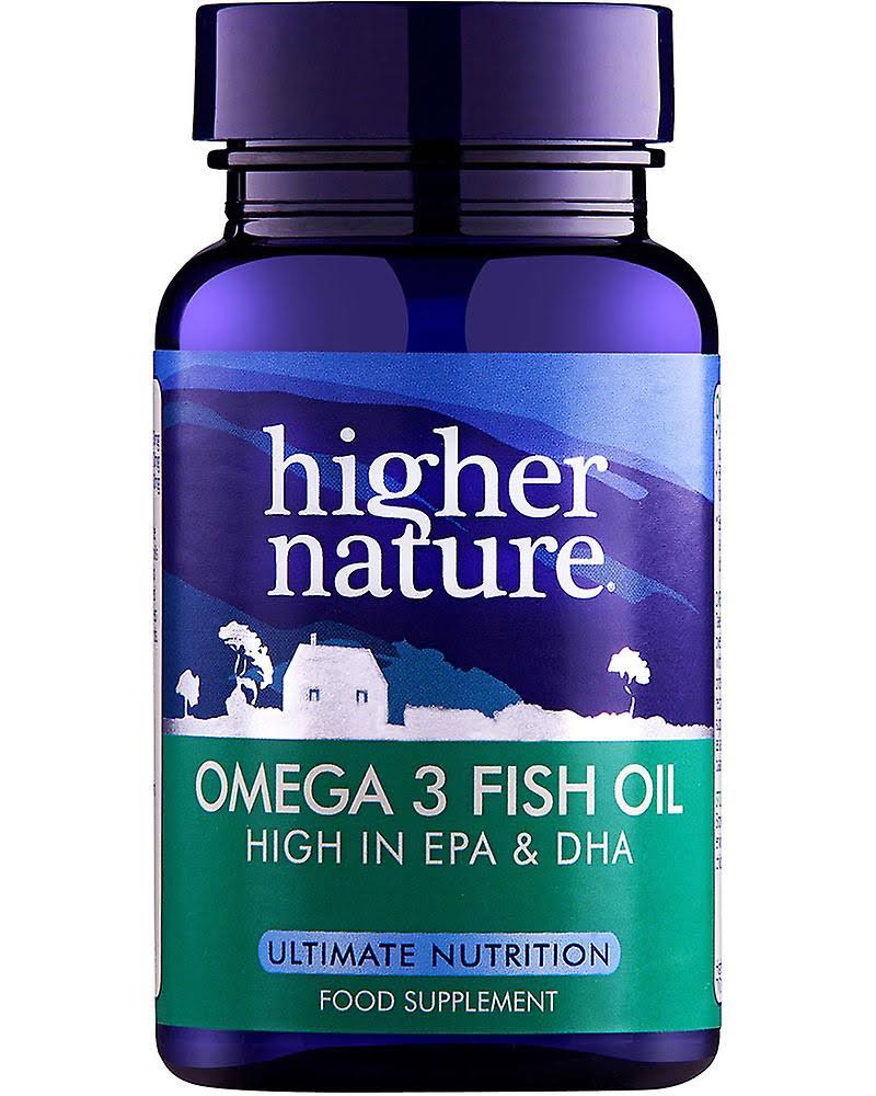 Higher Nature Fish Oil Omega 3 1000mg 90 Capsules