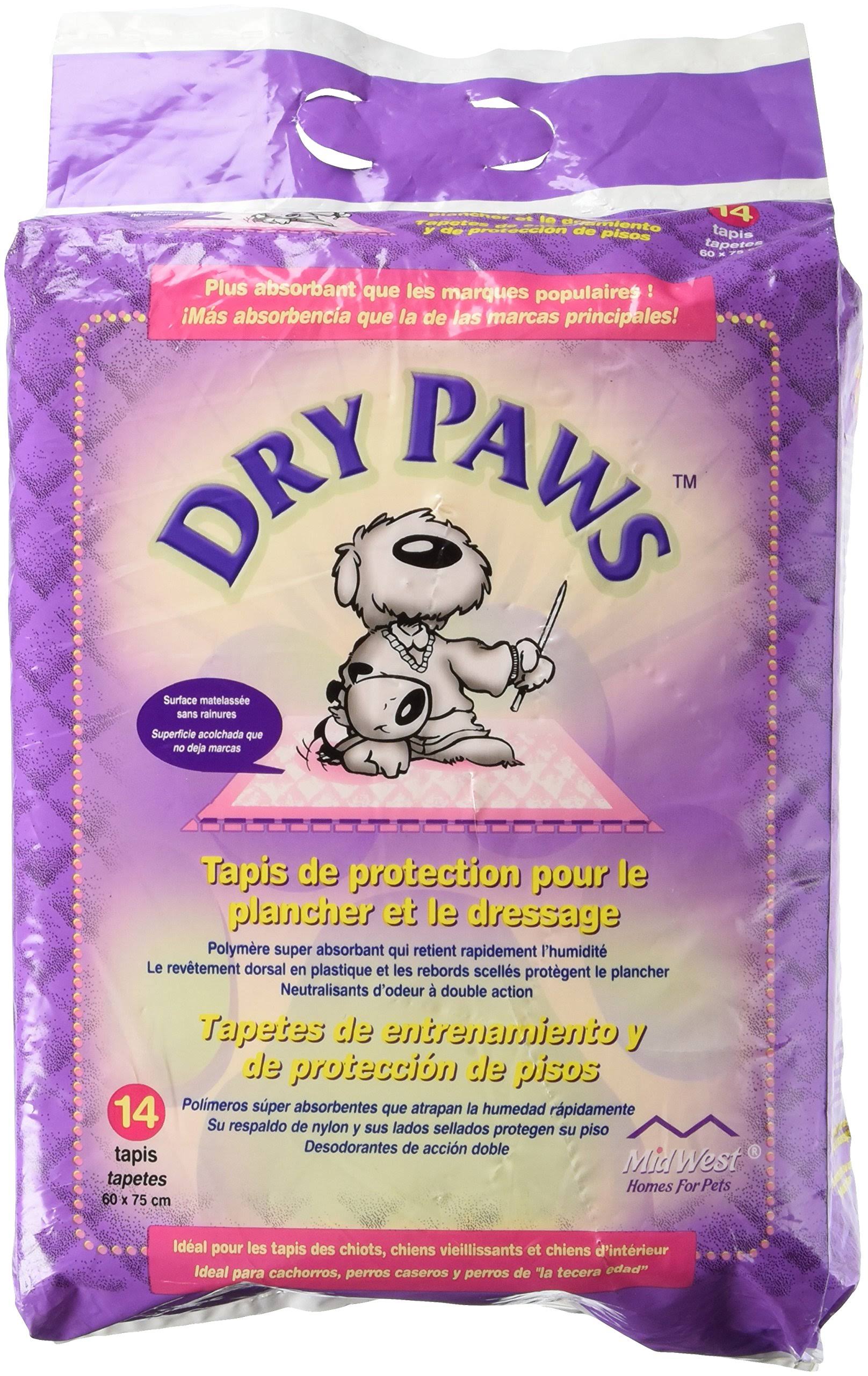 MidWest Dry Paws Training and Floor Protection Pads - X-Large, 14ct