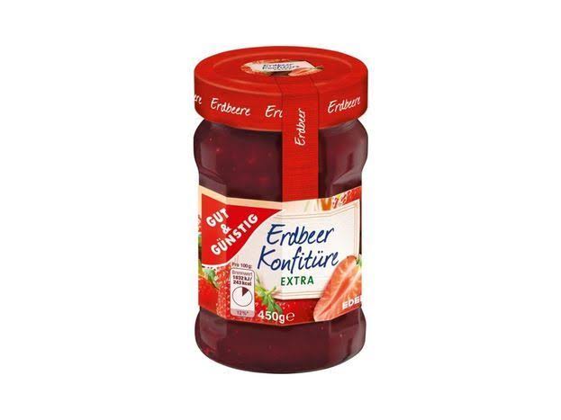 Gut and Gunstig Extra Strawberry Jam - 450 Grams - Rich's Fresh Market - Delivered by Mercato