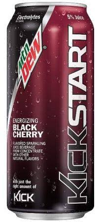 Mountain Dew Kickstart Energy Drink - Black Cherry, 16oz