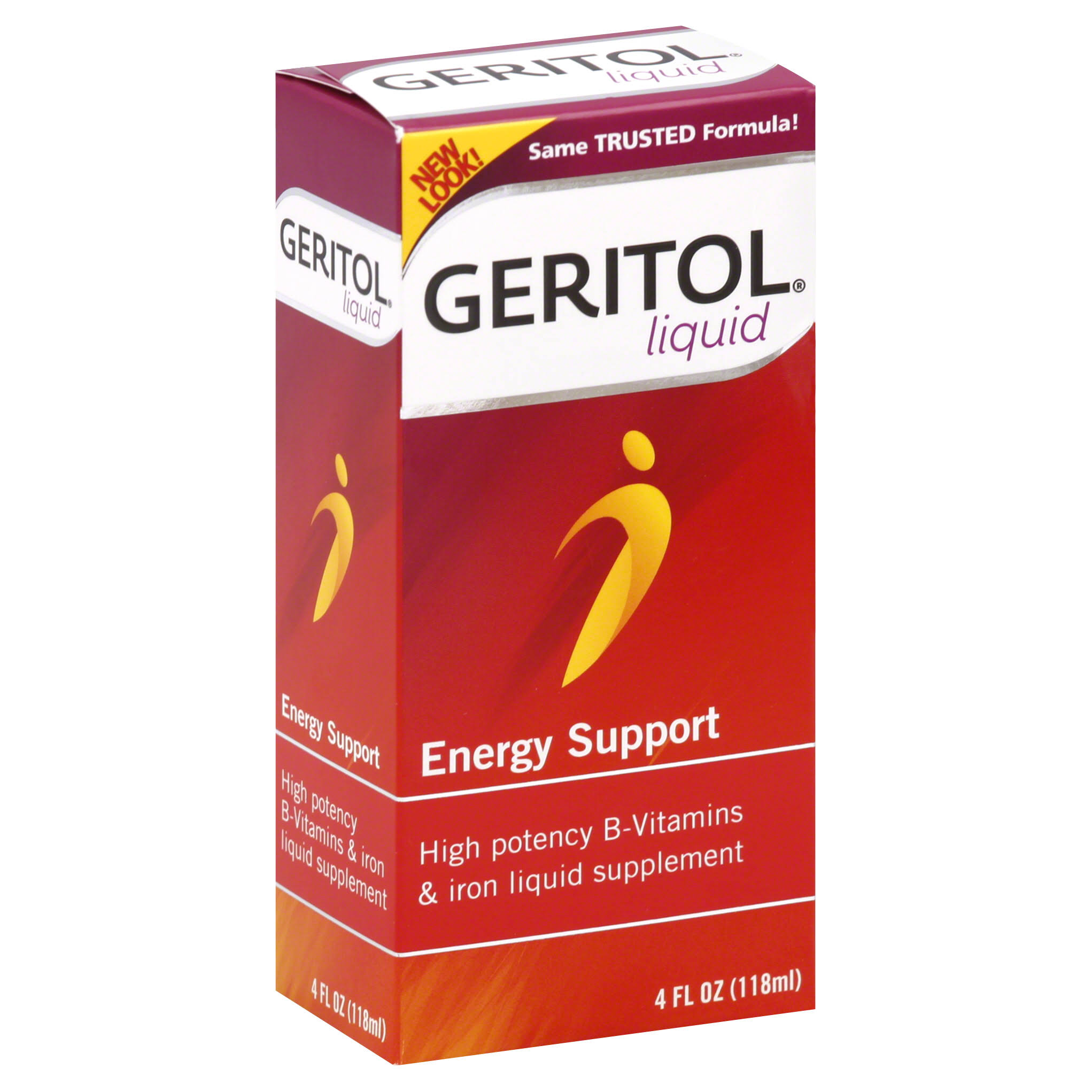 Geritol Liquid Energy Support Dietary Supplement - 4oz