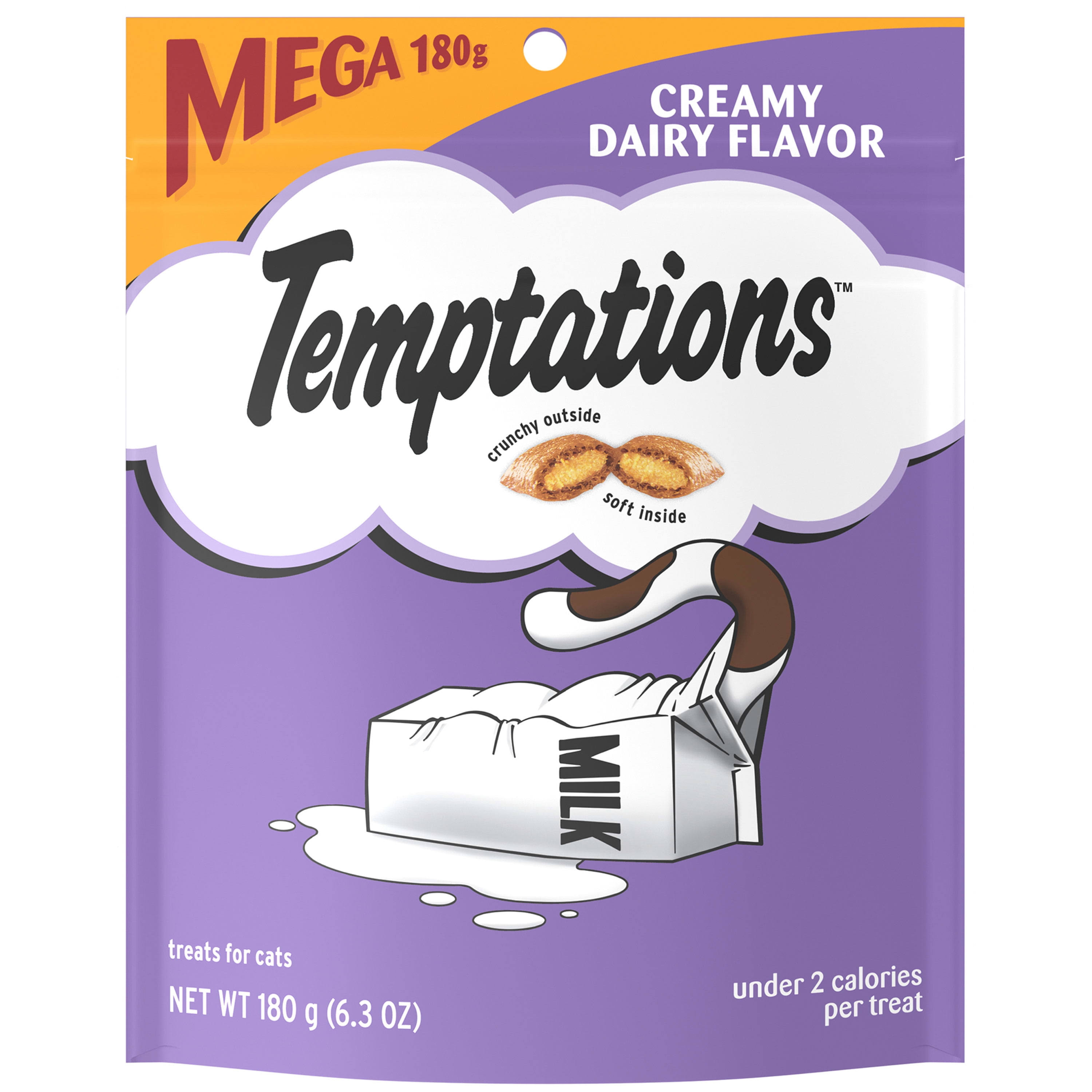 Whiskas Temptations Cat Treats - Creamy Dairy, 180g