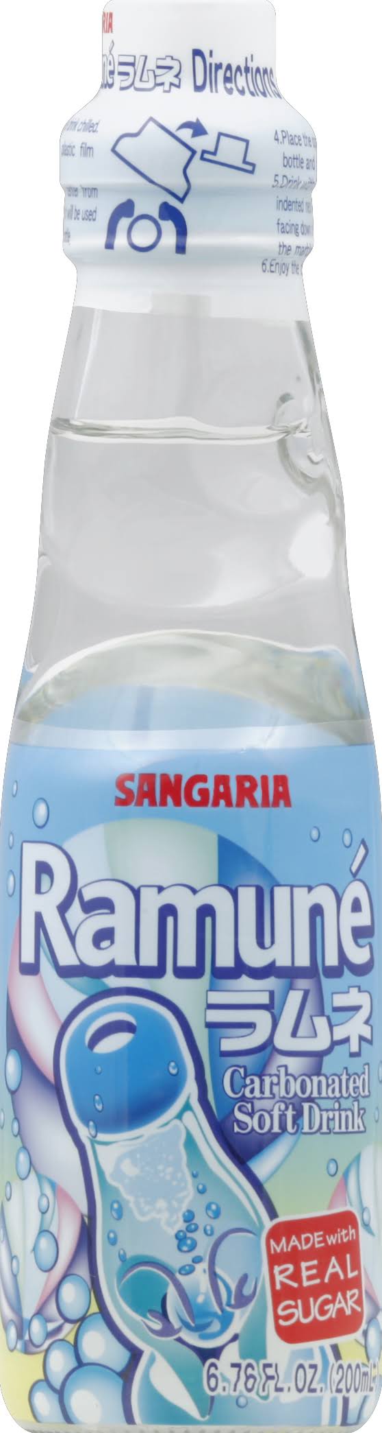 Sangaria Ramune Carbonated Flavored Drink