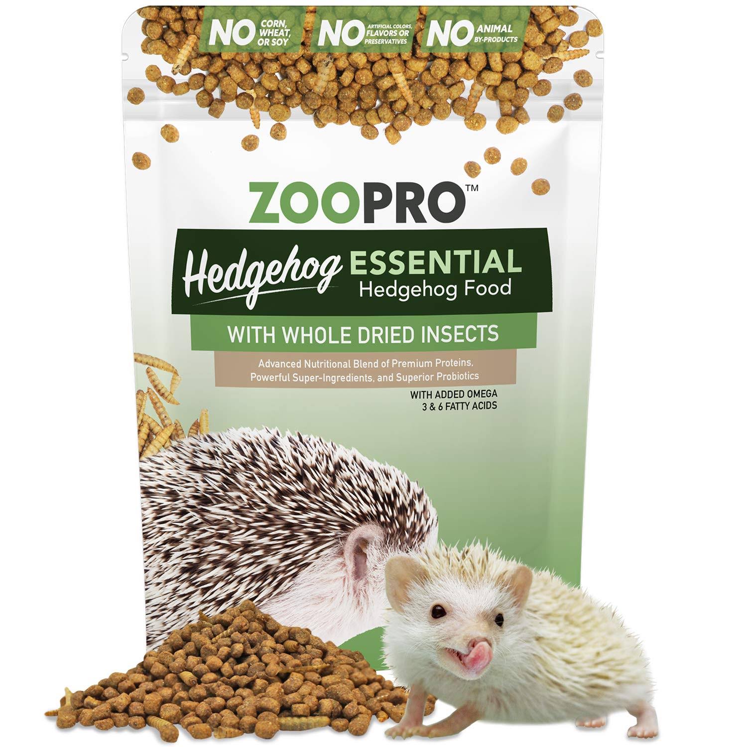 Exotic Nutrition ZooPro Hedgehog Essential Hedgehog Food, 1.75-lb Bag
