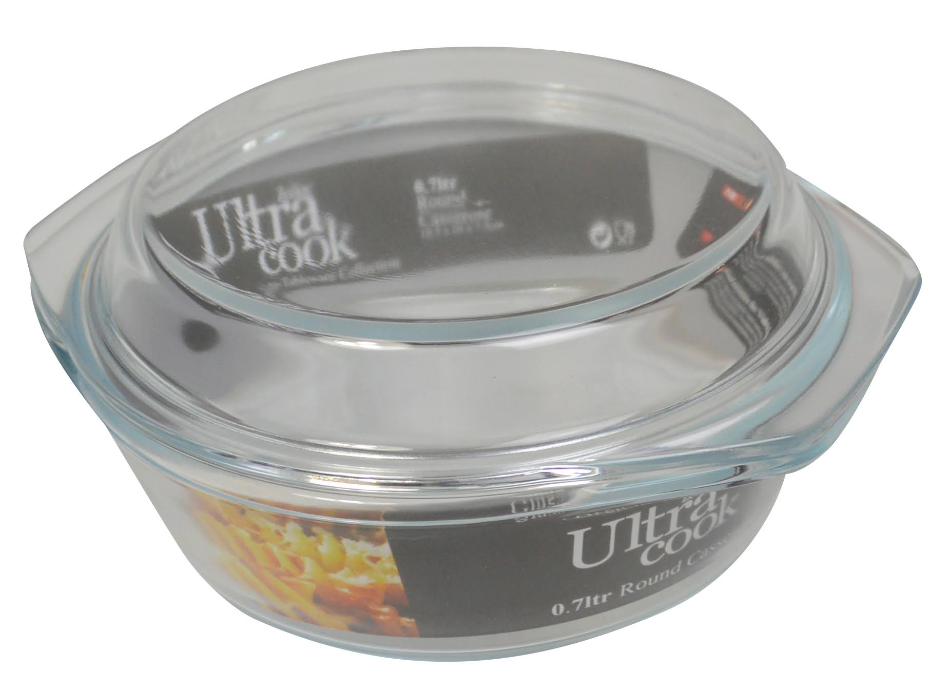 Ultracook Extra Large 3.5 Litre Oval Casserole Dish & Lid Roasting Dish Deep 
