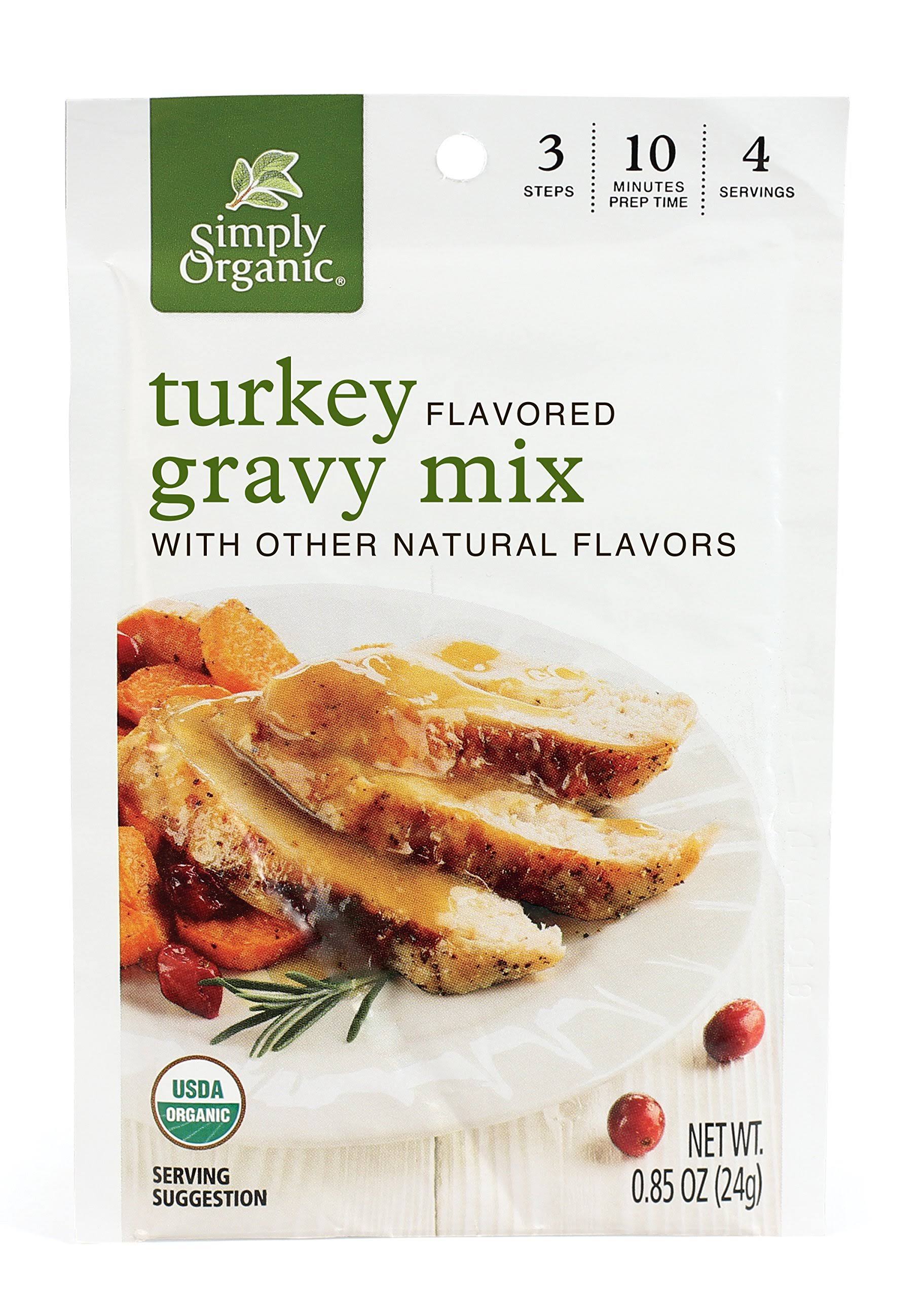 Simply Organic Roasted Turkey Flavored Gravy Mix