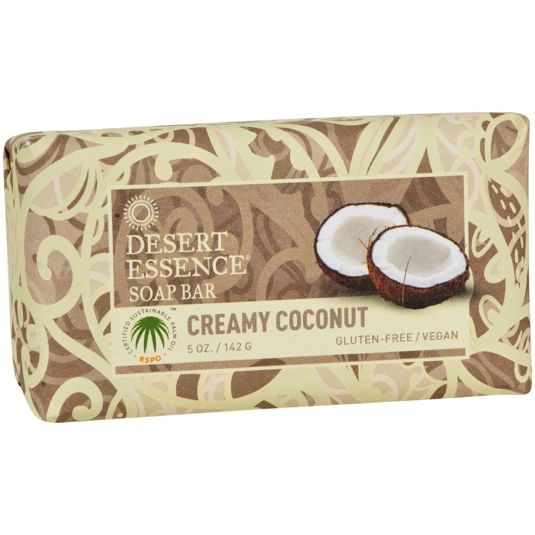 Desert Essence Bar Soap - Creamy Coconut, 5oz