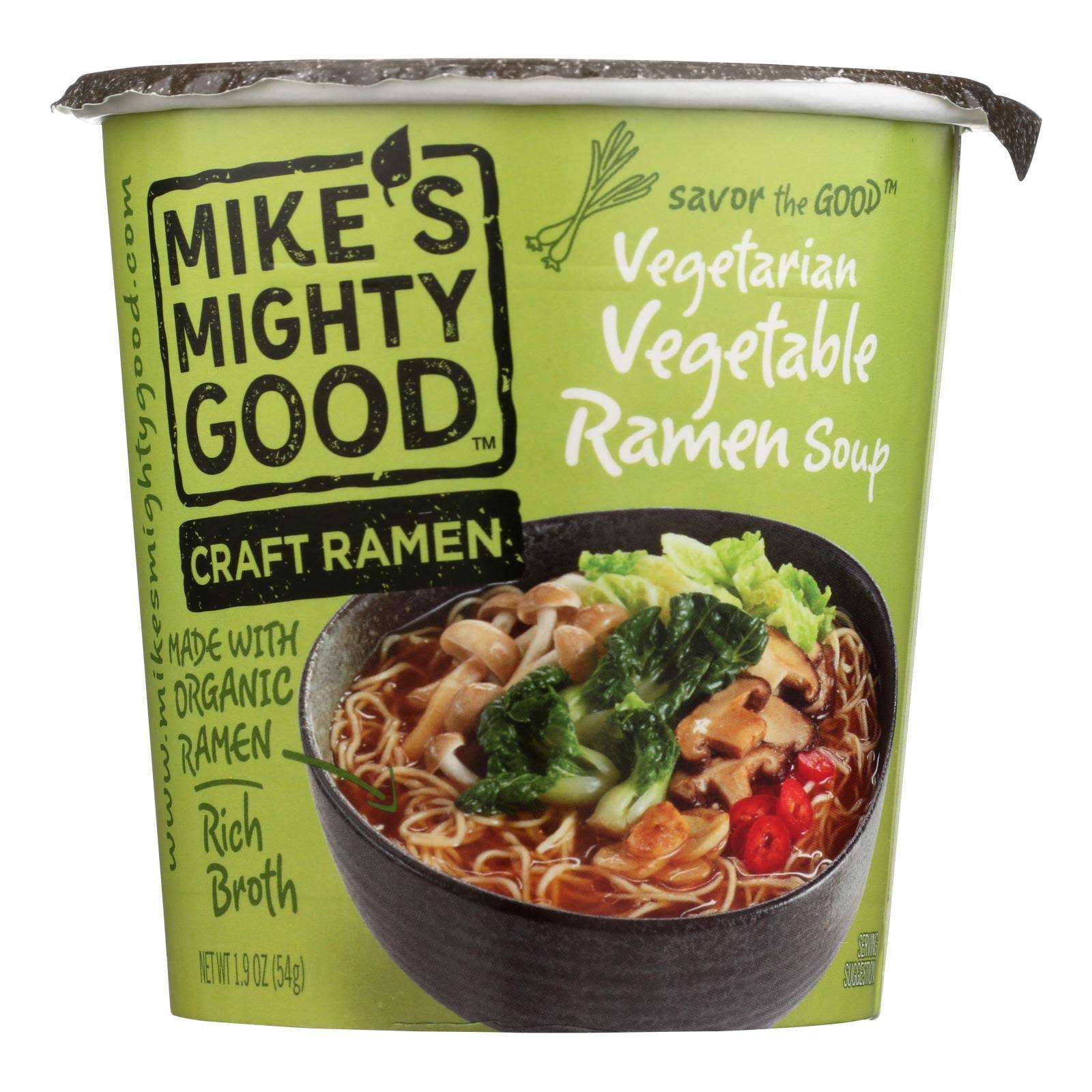 Mike's Mighty Good Ramen Soup, Vegetarian Vegetable - 1.9 oz