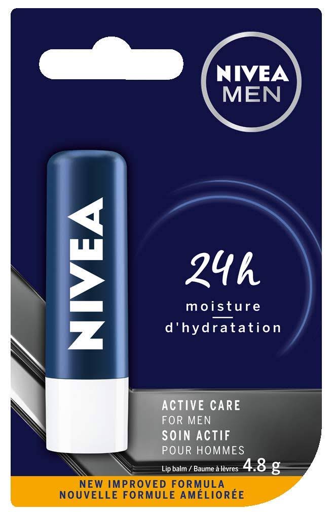 Nivea Men Active Care Lip Balm Stick - 4.8g