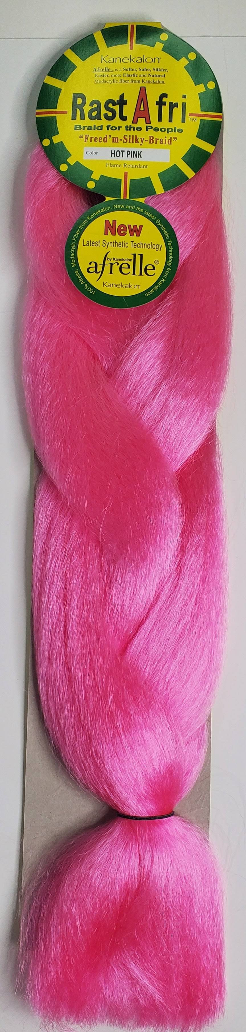 Rastafri Freed’m Silky Braiding Hair (Hot Pink)