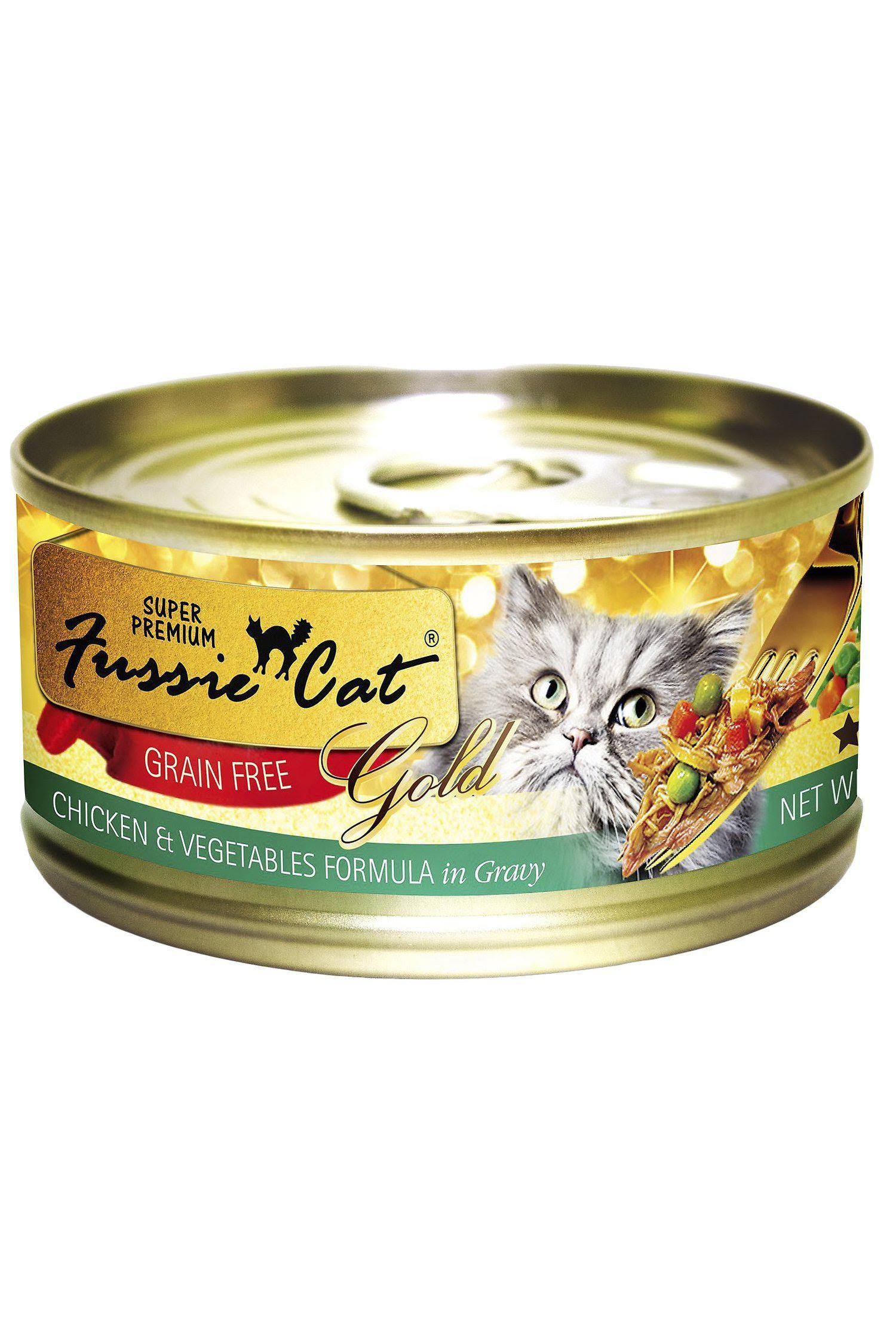Fussie Cat Super Premium Chicken & Vegetables in Gravy Canned Food