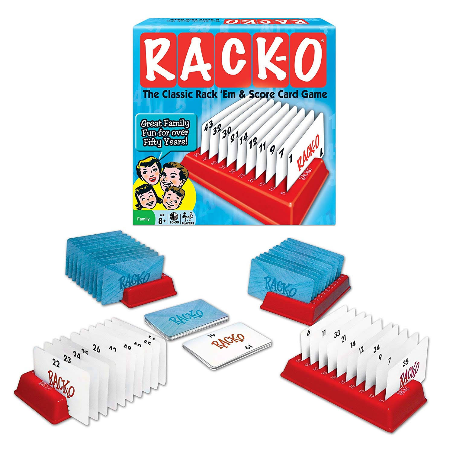 Winning Moves Rack-o Retro Package Card Game