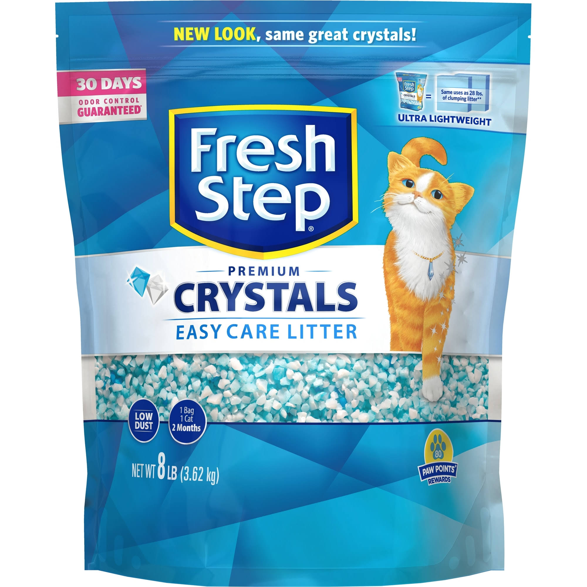 Fresh Step Crystals Premium Cat Litter - 8lb