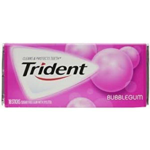 Trident Sugar Free Gum With Xylitol - 18 Sticks