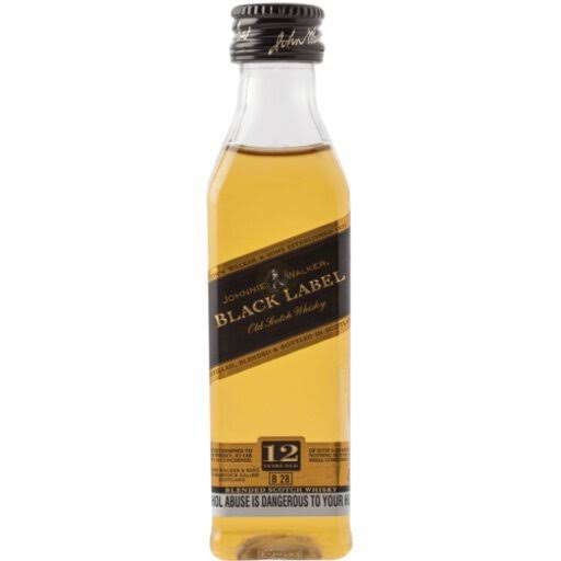 Johnnie Walker Whisky, Scotch, Blended, Double Black - 50 ml