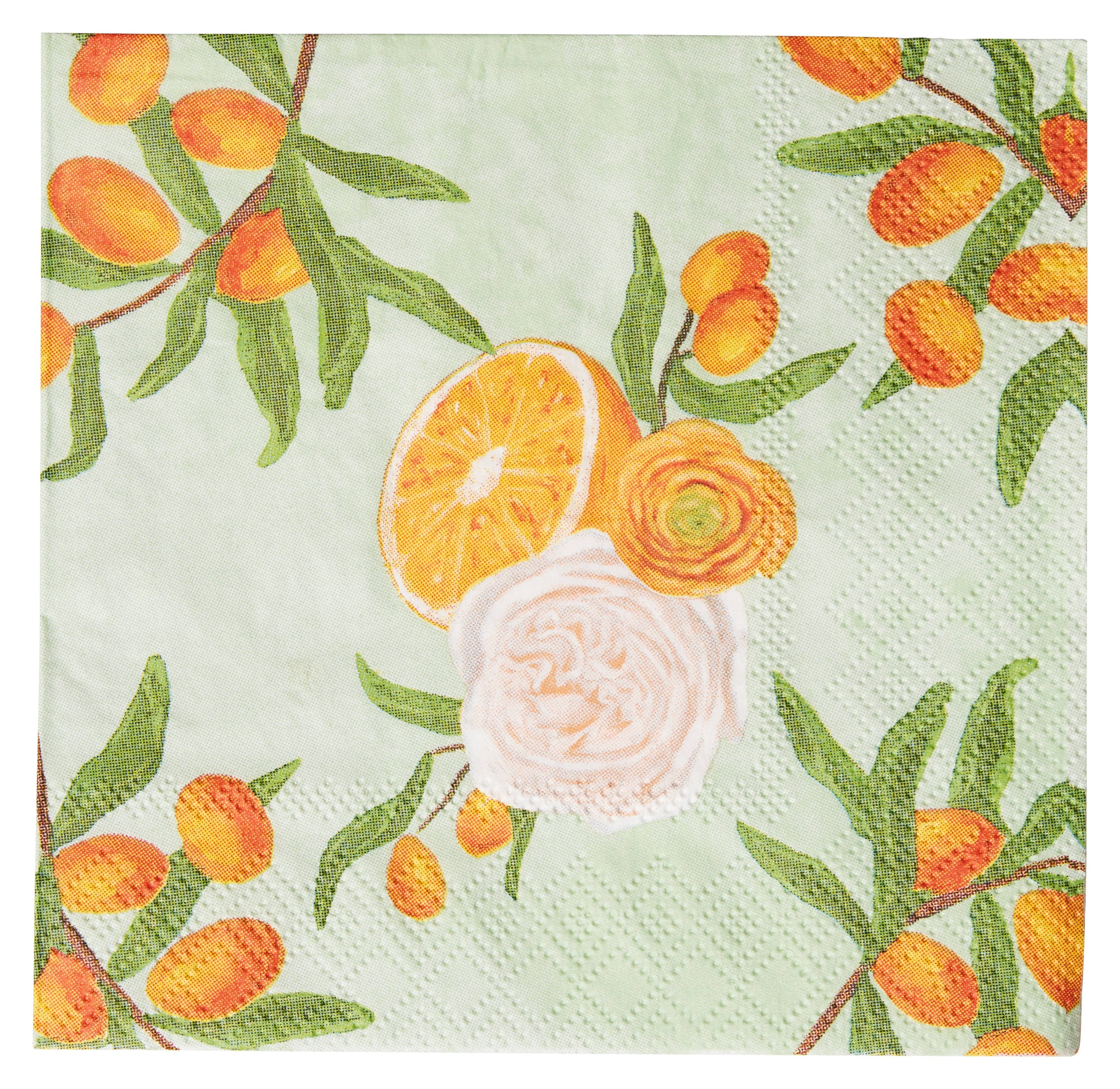 Sophistiplate Mimosa 3-Ply Cocktail Napkins, 20-pk
