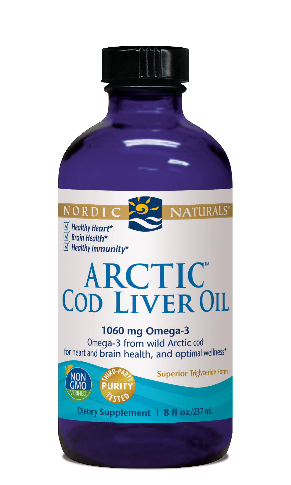 Nordic Naturals Arctic Cod Liver Oil - 8 fl oz