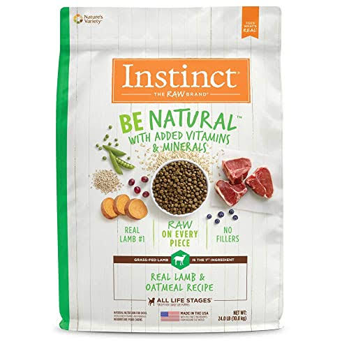Instinct Be Natural Dog Food - Lamb & Oatmeal, 10.9kg