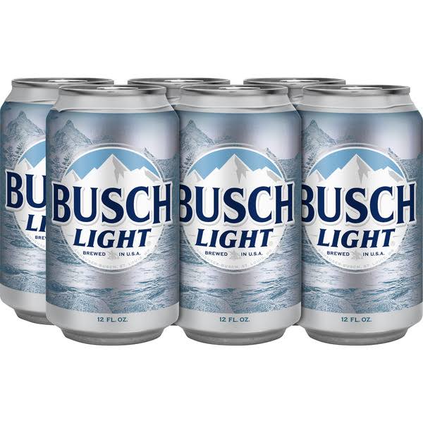 Busch Light Beer - 6 pk, 12 oz