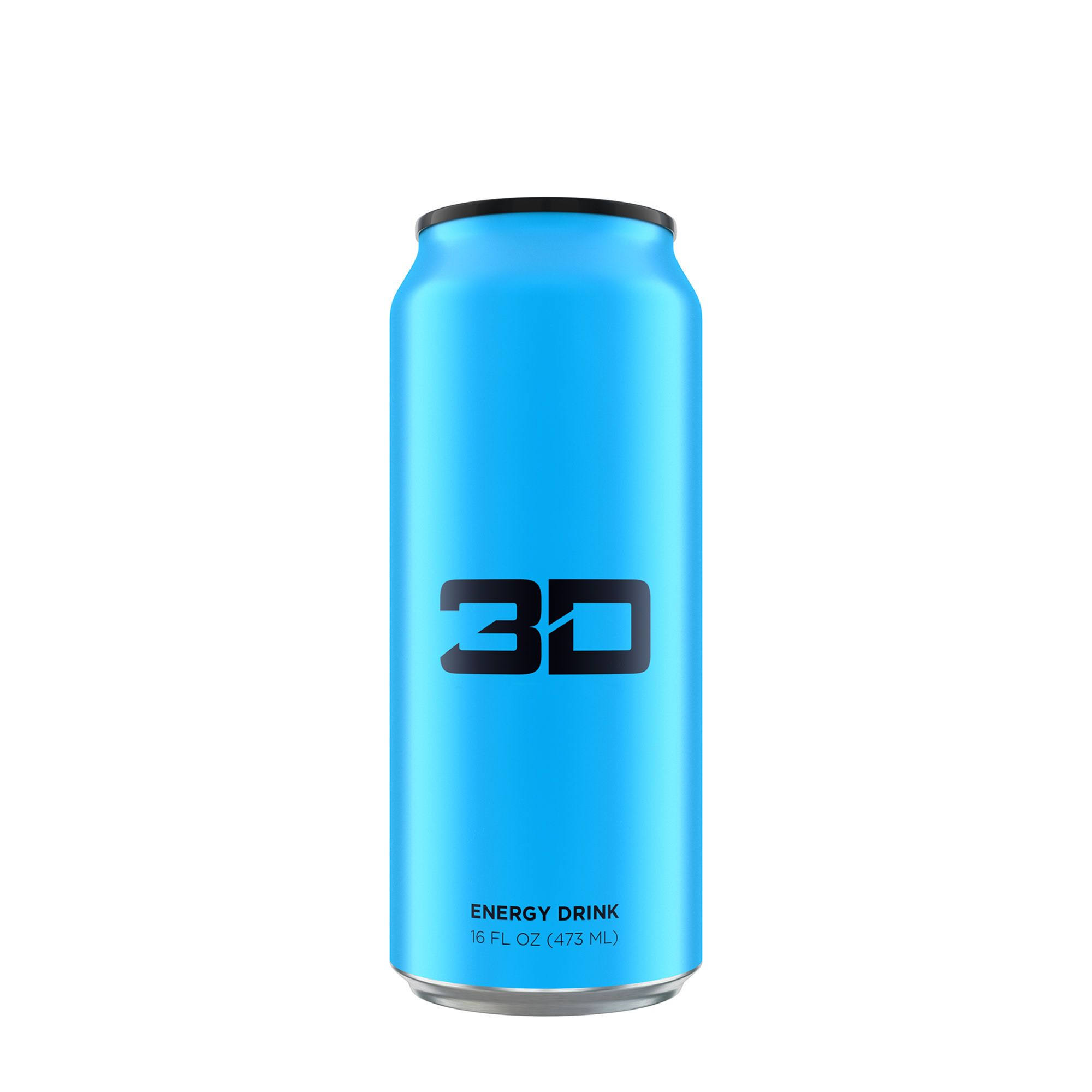 3D Energy Drink 473ml Blue