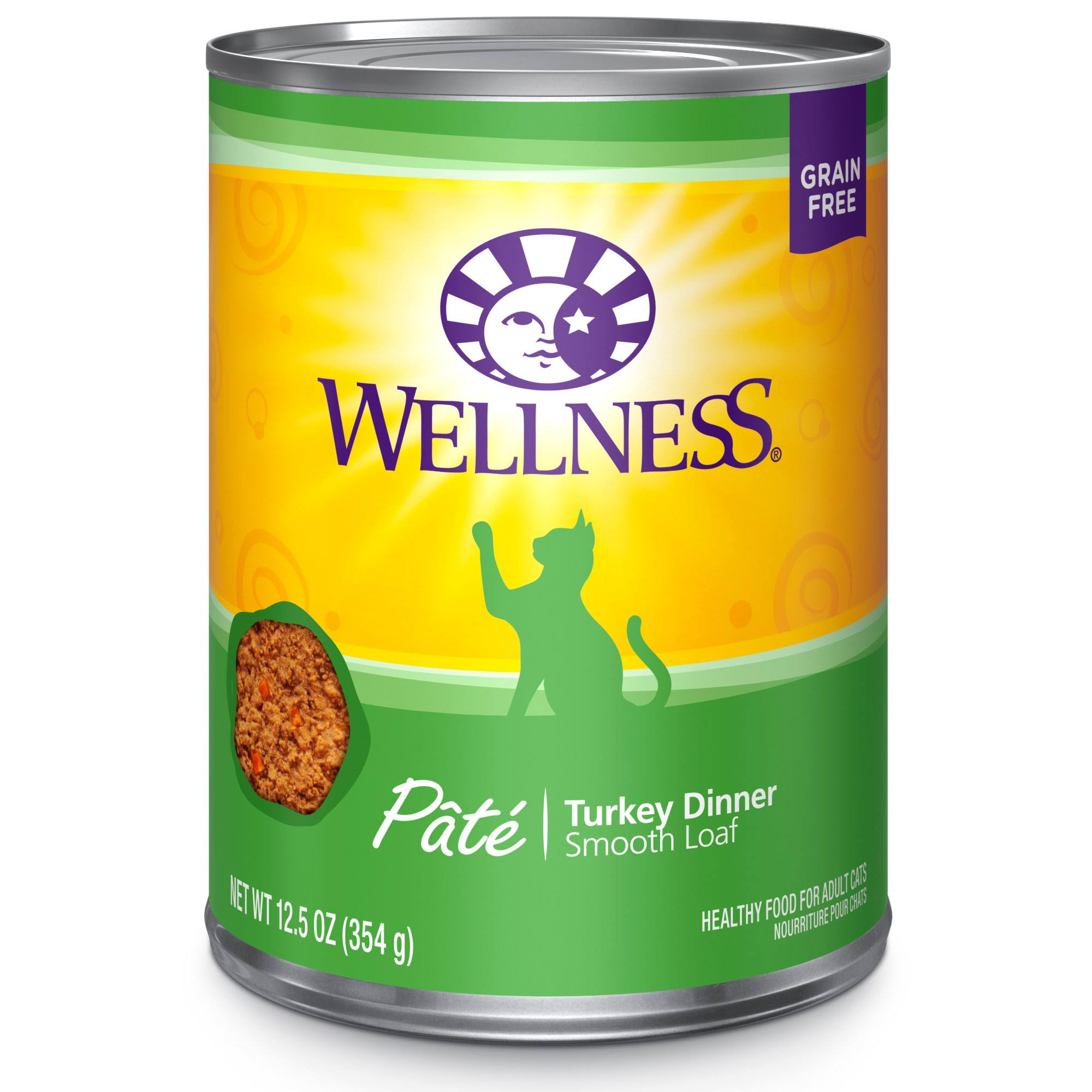 Wellness Canned Cat Food - Turkey Recipe, 12-1/2oz