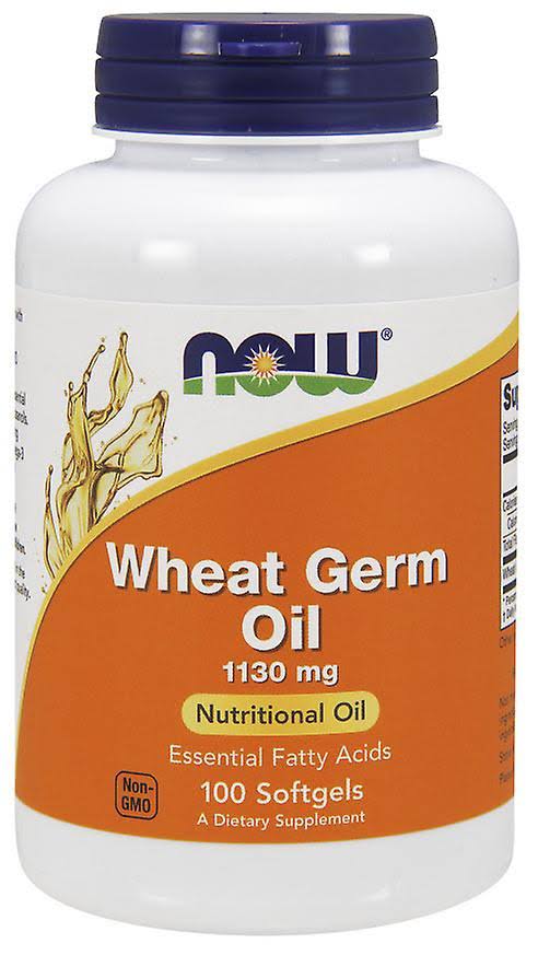 NOW Foods Wheat Germ Oil - 100 Softgels