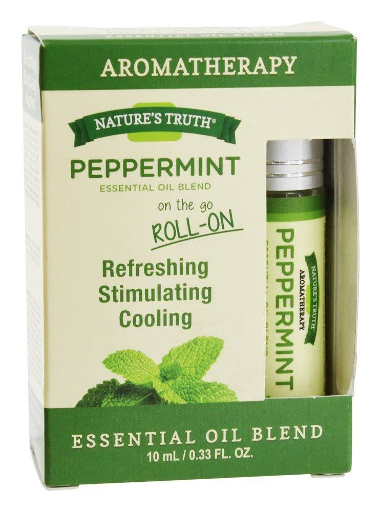 Nature's Truth Aromatherapy Peppermint on The Go Roll-On Essential Oil Blend