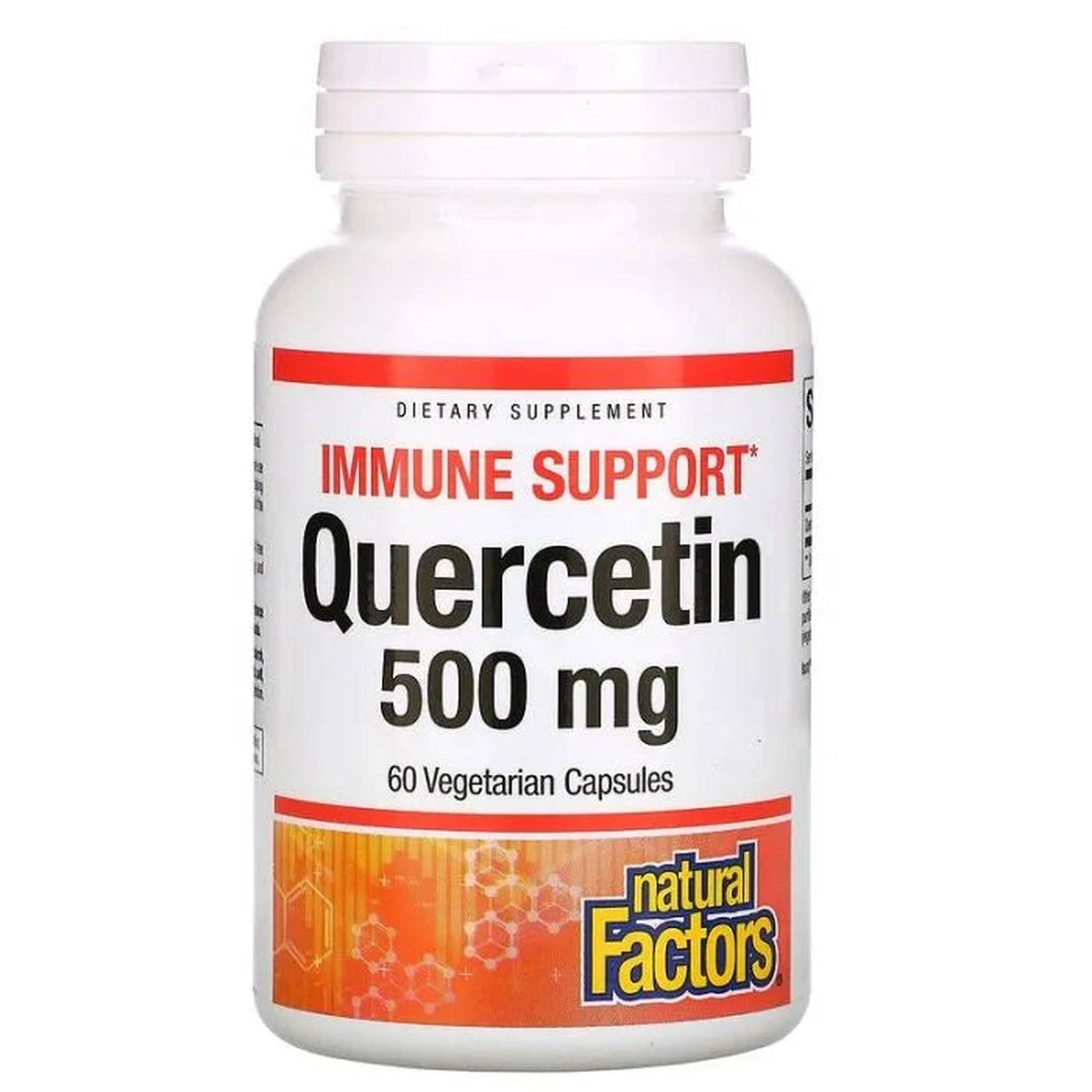Natural Factors Quercetin, 500 mg, 60 Vegetarian Capsules