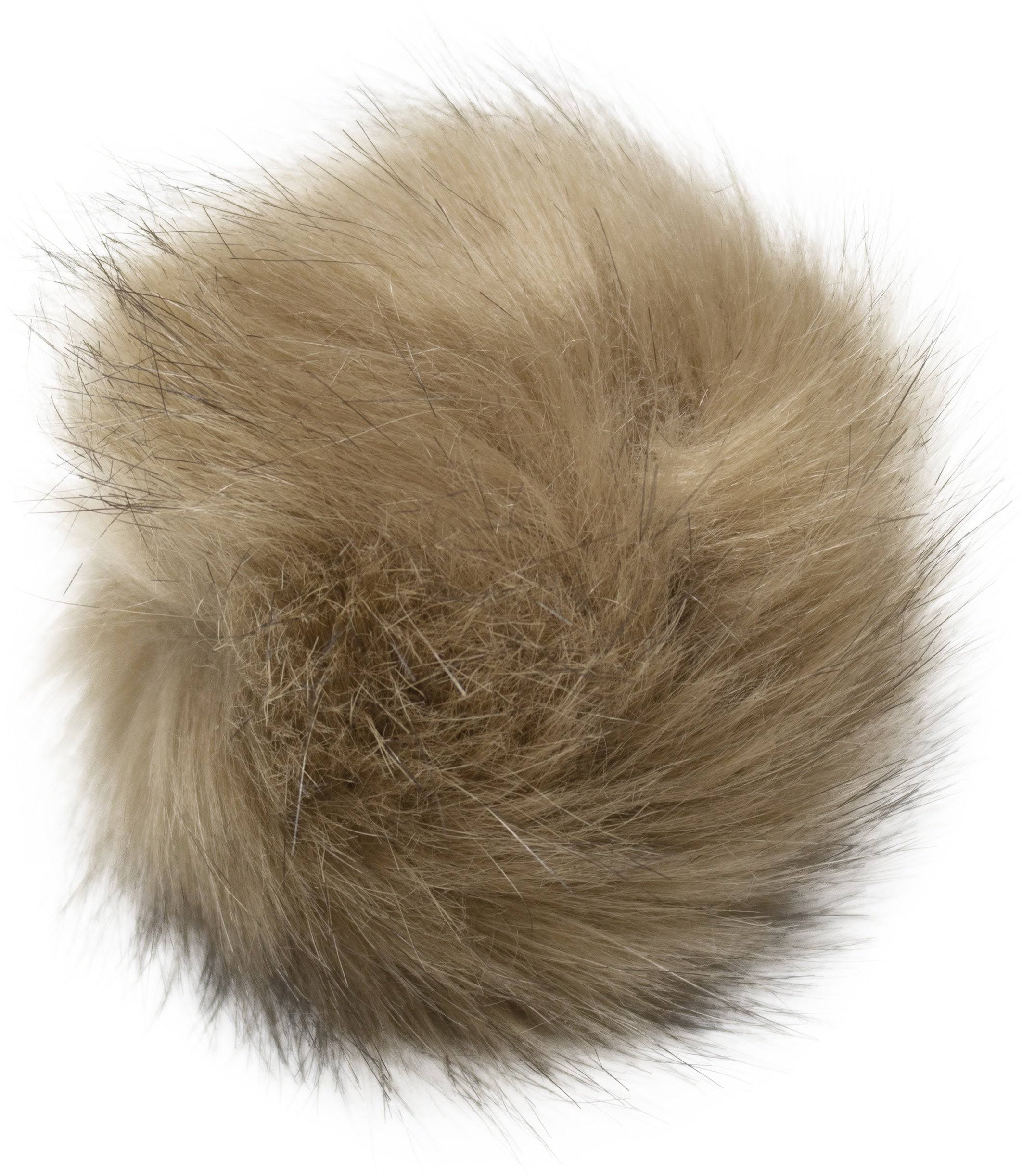 Pepperell Faux Fur Pom with Loop Lion Mane