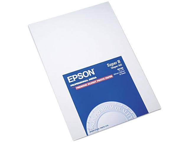 Epson Super B Premium High Gloss Photo Paper - 20 Sheets